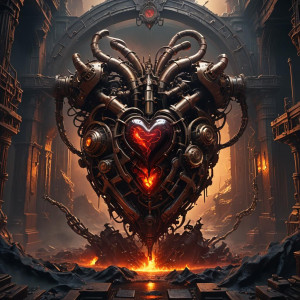 Giant demonic mechanical heart in the depths of Hell.jpg