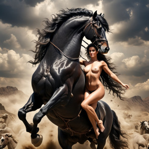 Beautiful naked woman riding giant black horse - 2.jpg