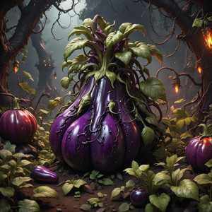 Giant demonic eggplant in the Garden of Hell.jpg