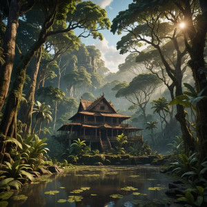 House of the rising sun in the Amazon jungle.jpg