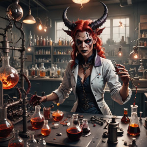 Beautiful demoness in a high school chemistry lab.jpg