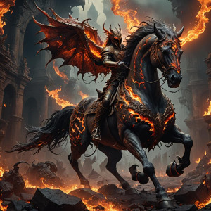 Fiery demonic horse in the depths of Hell.jpg