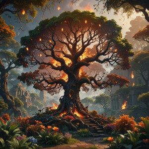 Burning Tree of Life in the Garden of Eden.jpg