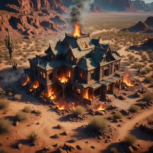 Burning house of the lost souls in Arizona desert.jpg