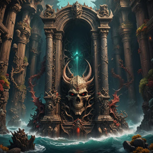 Giant demonic sarcophagus at the bottom of Devil's Sea.jpg